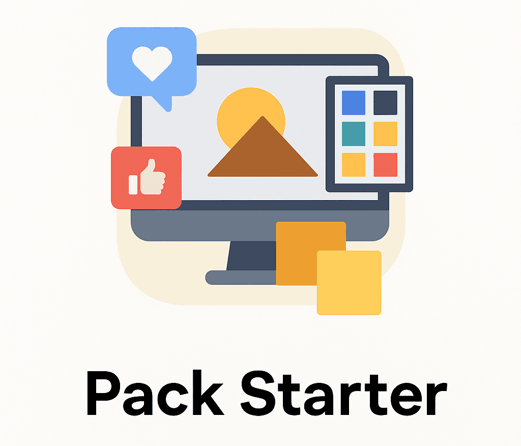 Pack Starter - Graphisme & réseaux